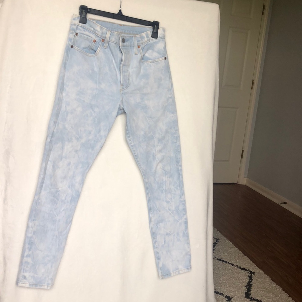 Levi’s Premium 501 denim jeans, woman’s size W28/L30